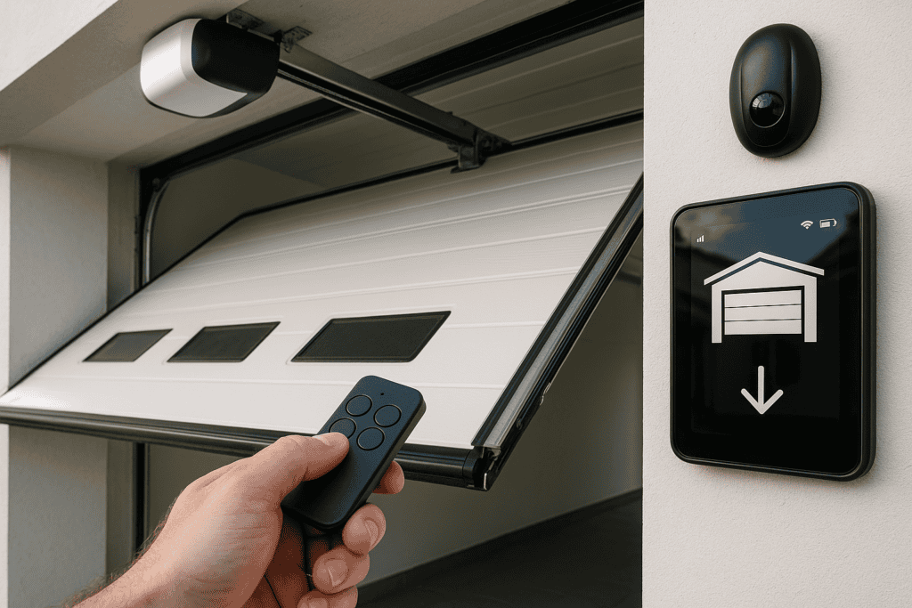 Automation and smart controls for garage doors